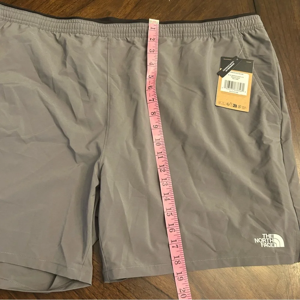 The North Face Mens Big Wander Short 2.0, 4X, LNG, Smoked Pearl New